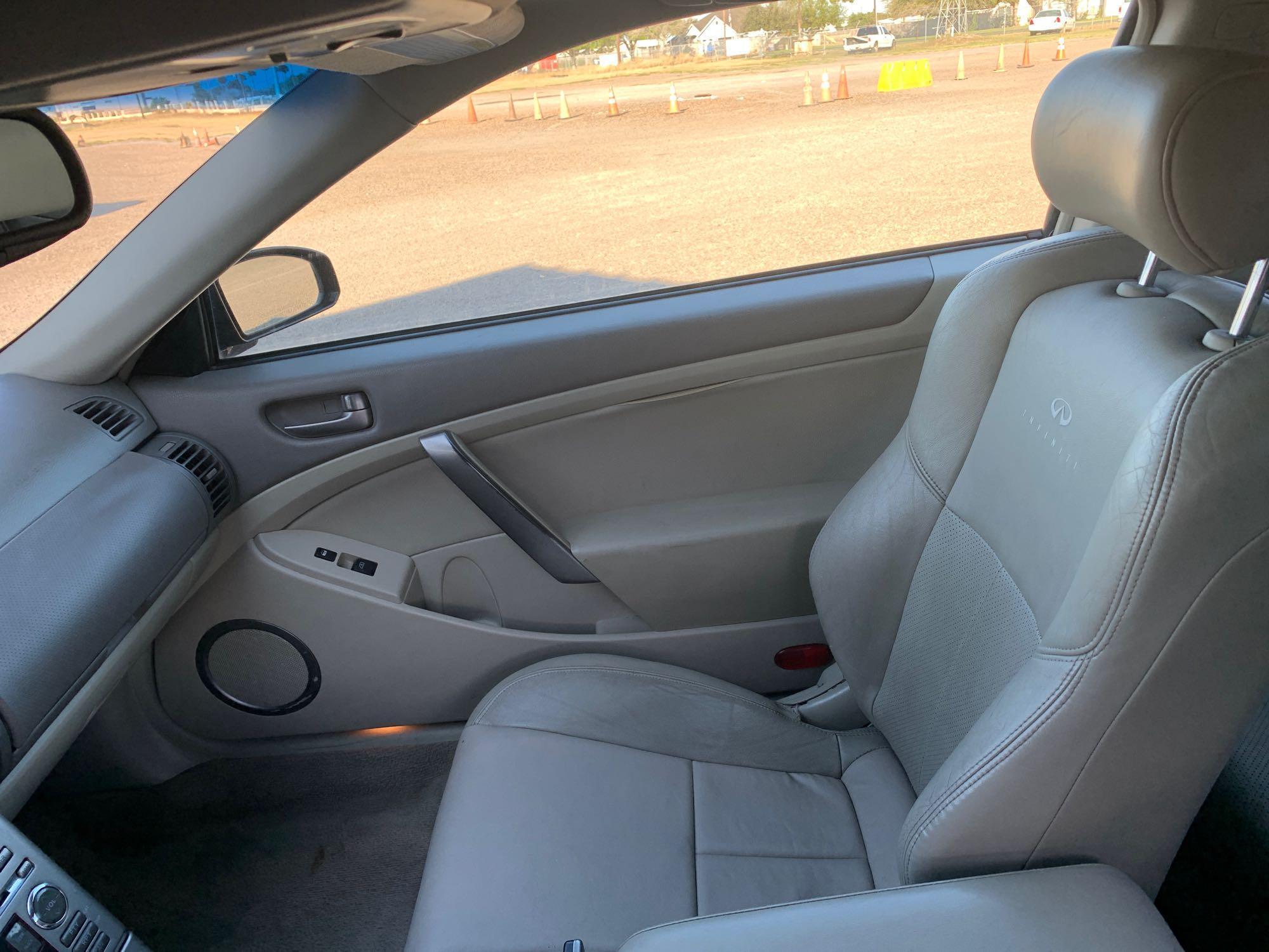 2004 Infiniti G35 Passenger Car, VIN#JNKCV54E24M825813(TEXAS TITLE, REBUILT SALVAGE-DAMAGED