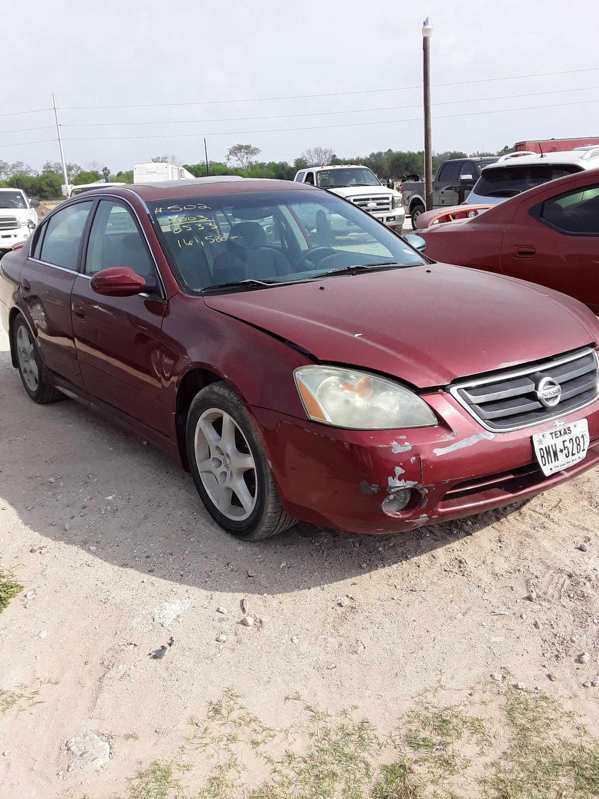 2003 Nissan Altima Passenger Car, VIN # 1N4BL11D43C128533