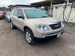 2008 GMC Acadia Multipurpose Vehicle (MPV), VIN # 1GKER13758J299439 (TEXAS TITLE), RUNNING CONDITION