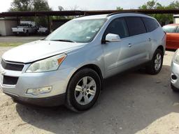 2010 Chevrolet Traverse Multipurpose Vehicle (MPV), VIN # 1GNLVFED7AS142937