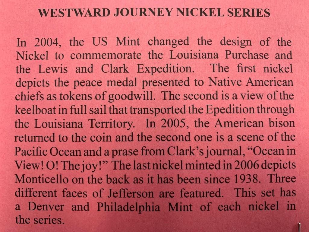 10 Westward Journey Nickel Series