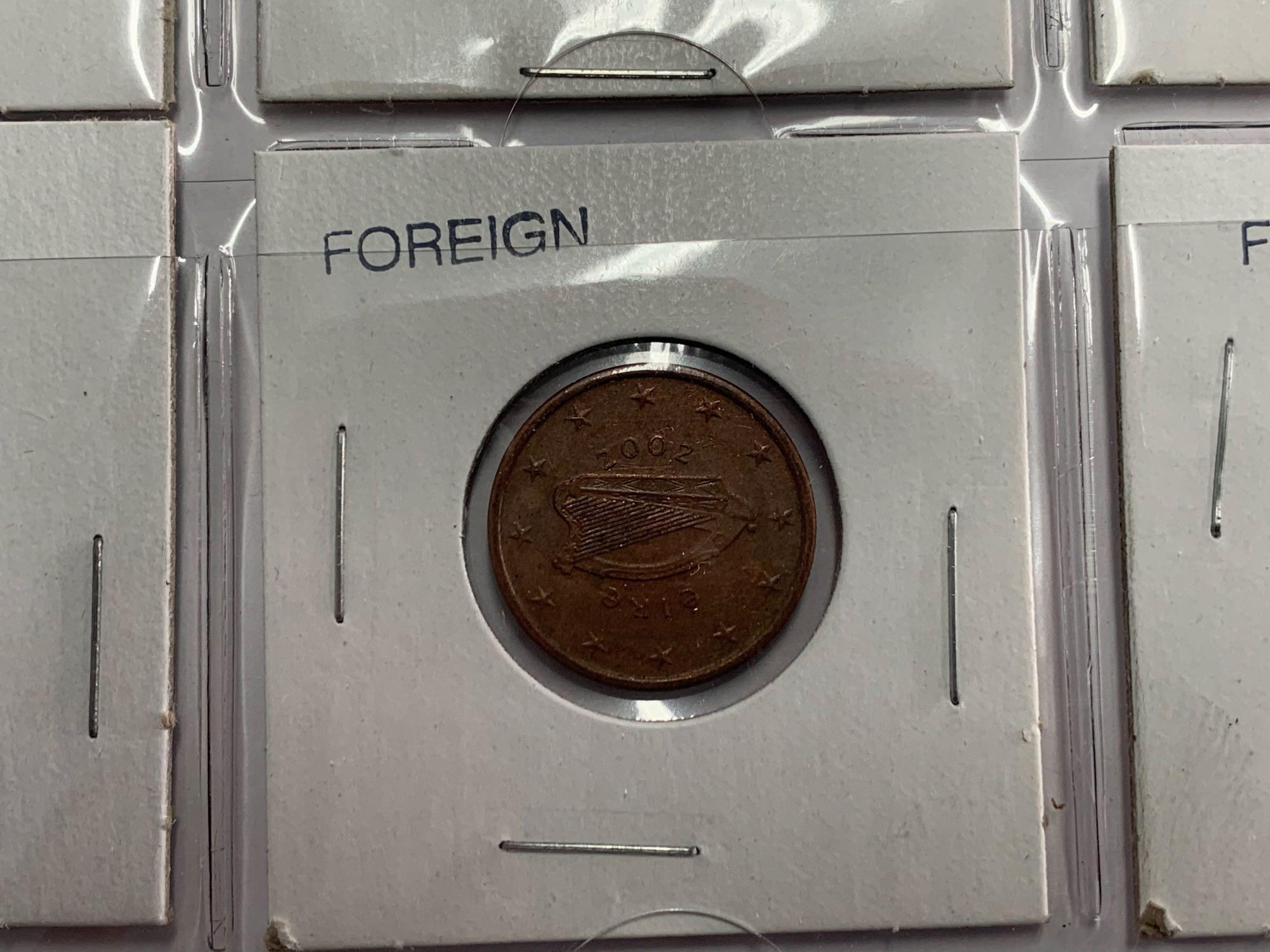 (8) Different Foreign Coins