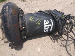 ABS Pumps Inc, Submersible Water Treatment/Sewage Pump, Type: AFP 2571, 313 HP, 3 Ph, 460 Volts