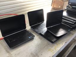 Group of Dell Laptops