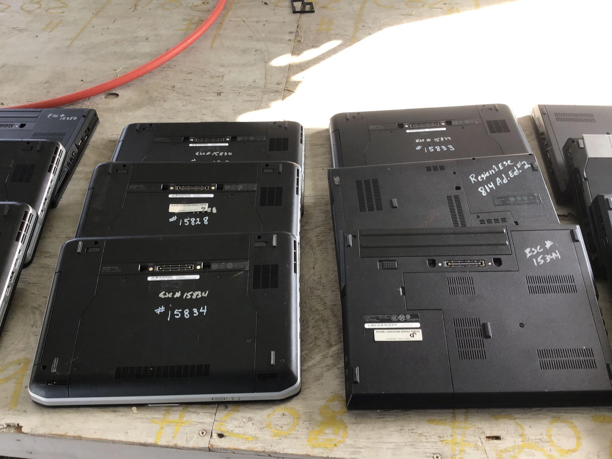 Group of Dell Laptops