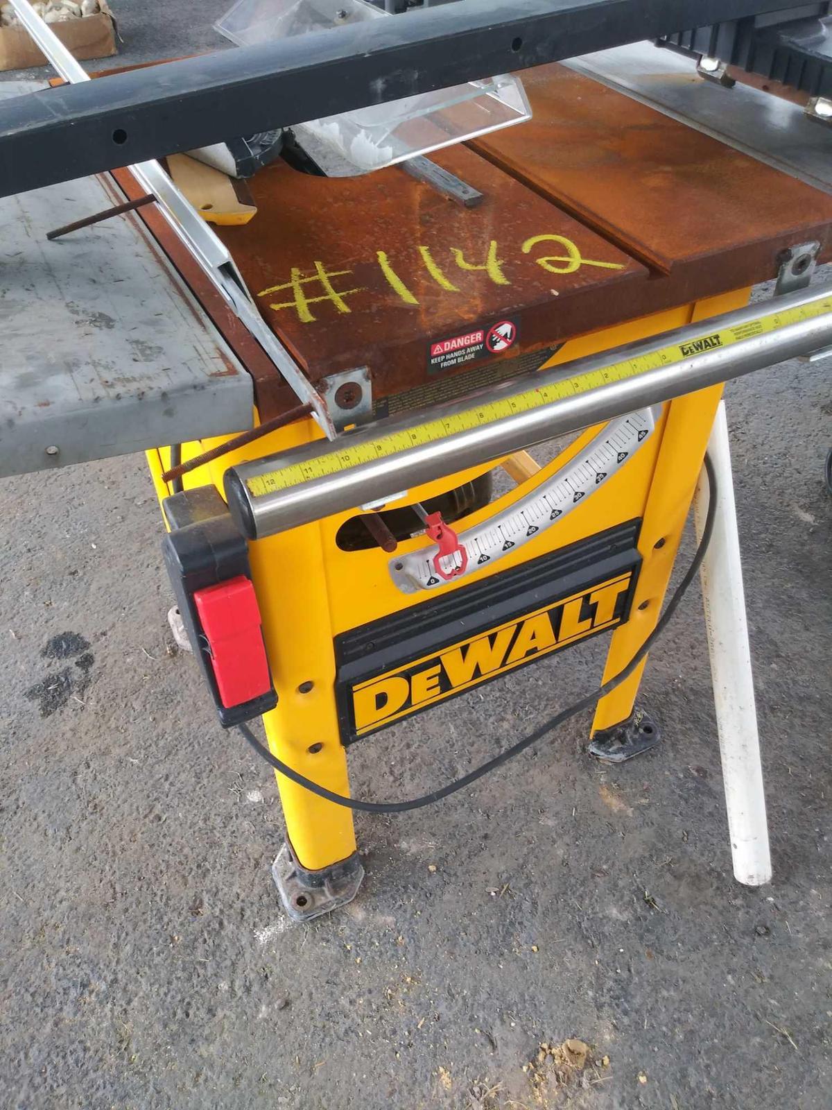 Dewalt Table Saw Model #DW746 (Pallet #38M)