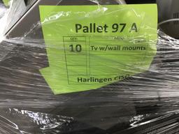 TV's with Wall Mounts