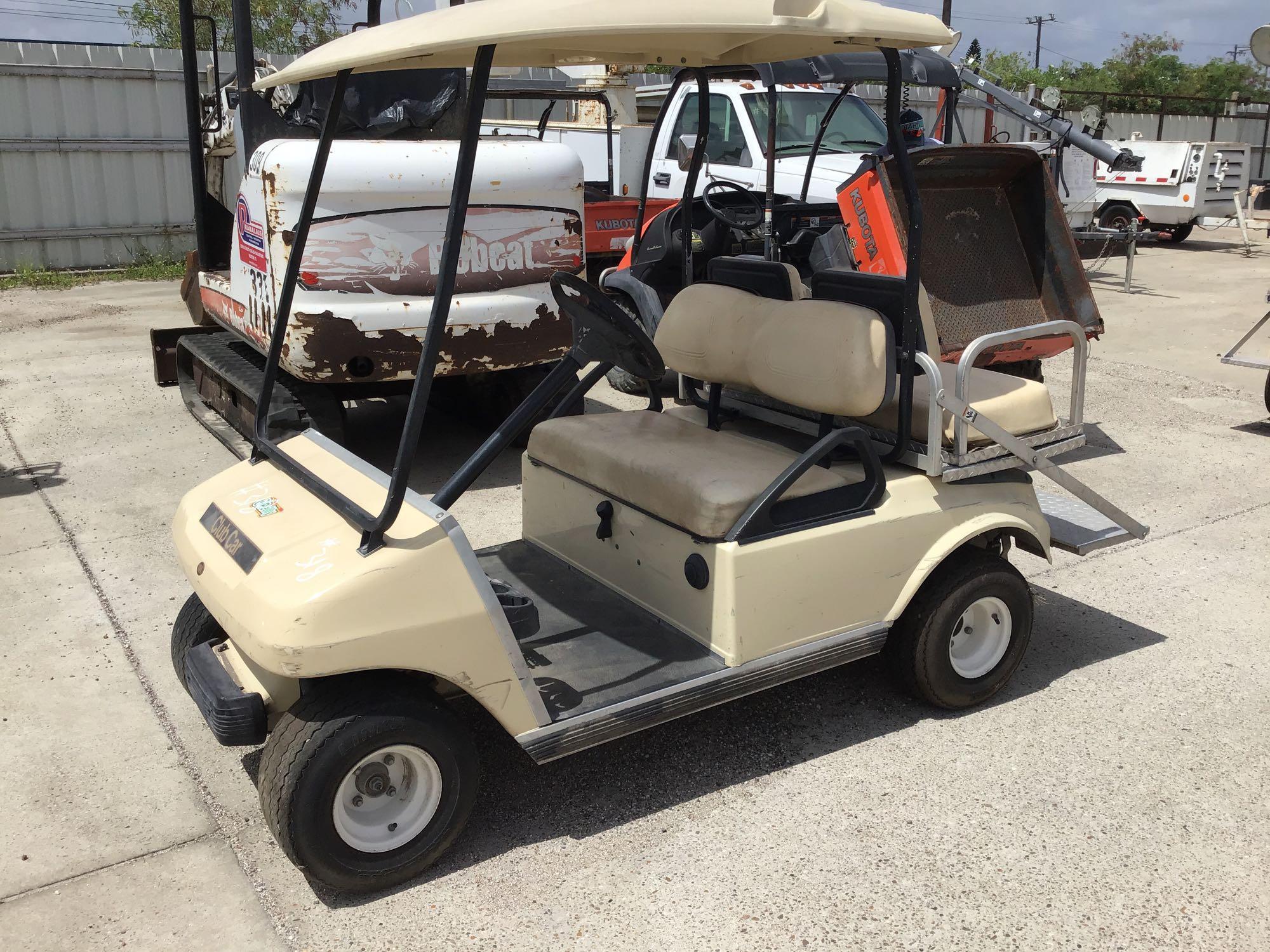 Club Car Golf Cart with Extra Rear Seat