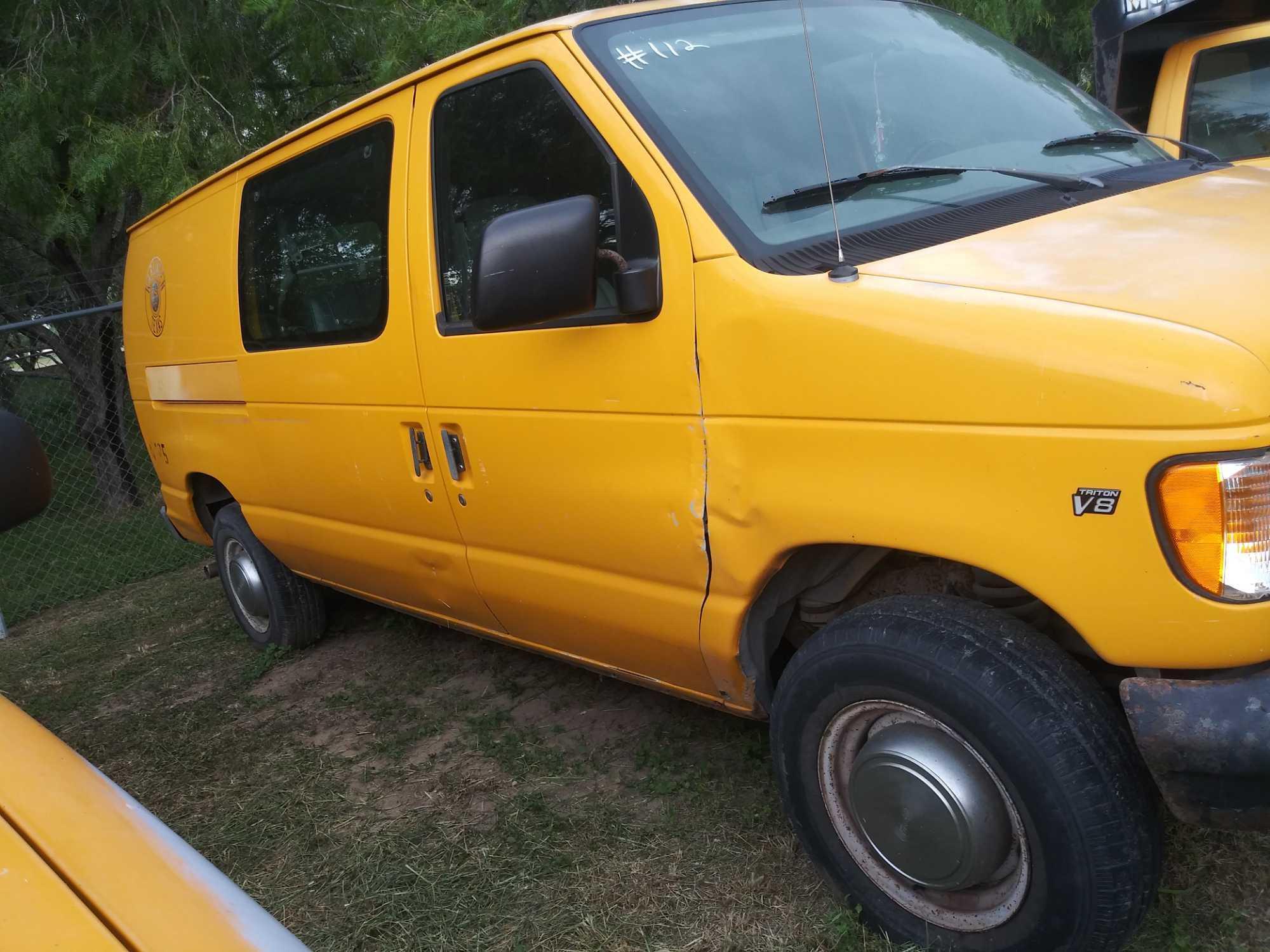 2001 Ford Econoline Van, VIN # 1FTNE24LX1HB34718