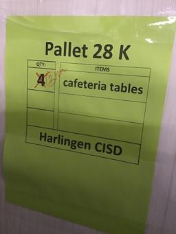 (2)Cafeteria Tables