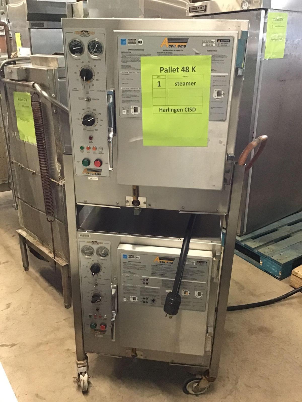 (1)Accu Temp Double Stack Steam Ovens, Model# S62083D1003025