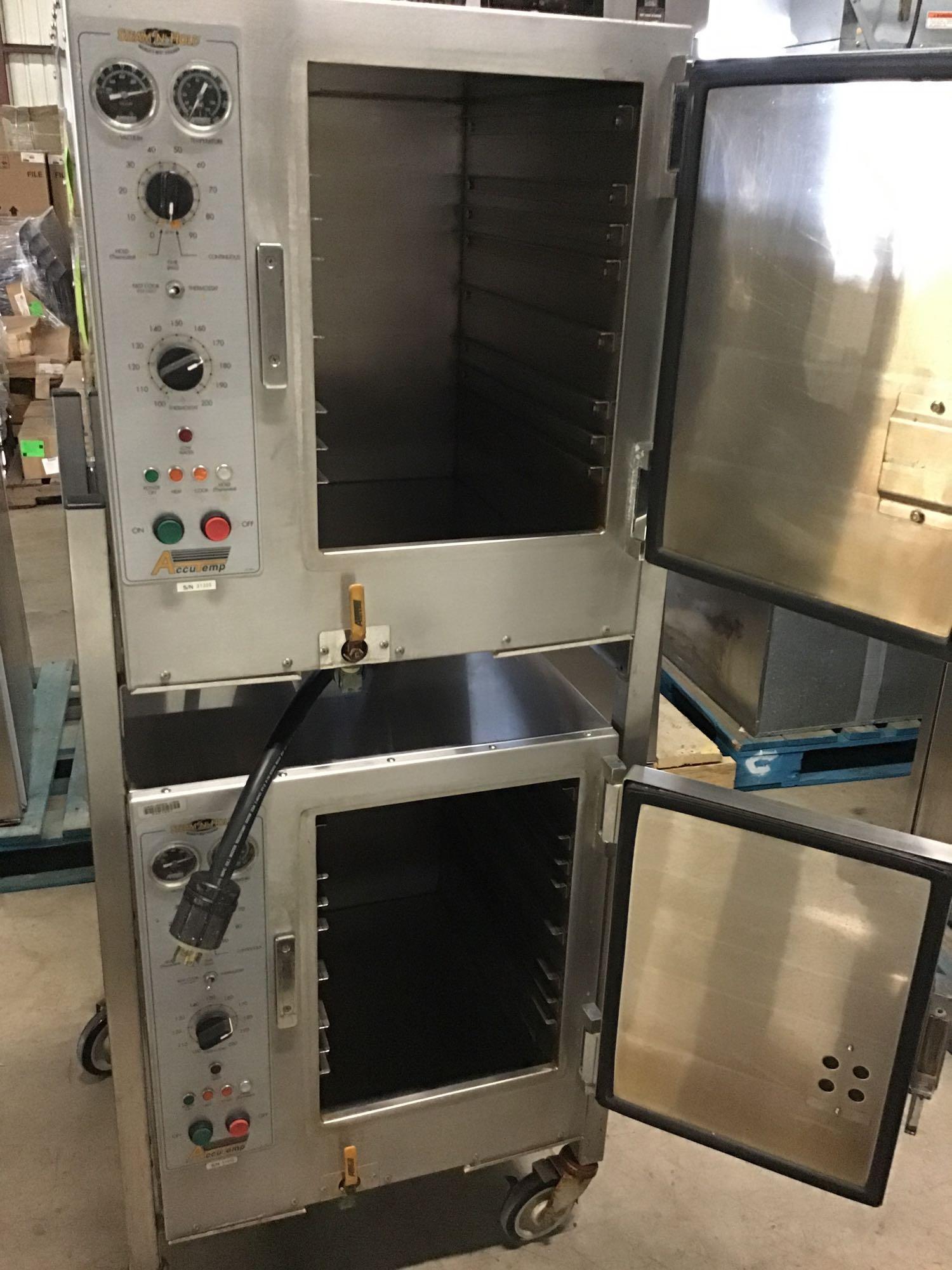 (1)Accu Temp Double Stack Steam Ovens, Model# S62083D1003025