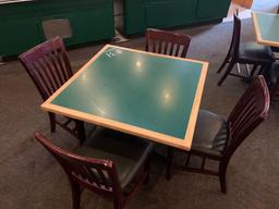 1-Square Table w/4 Chairs