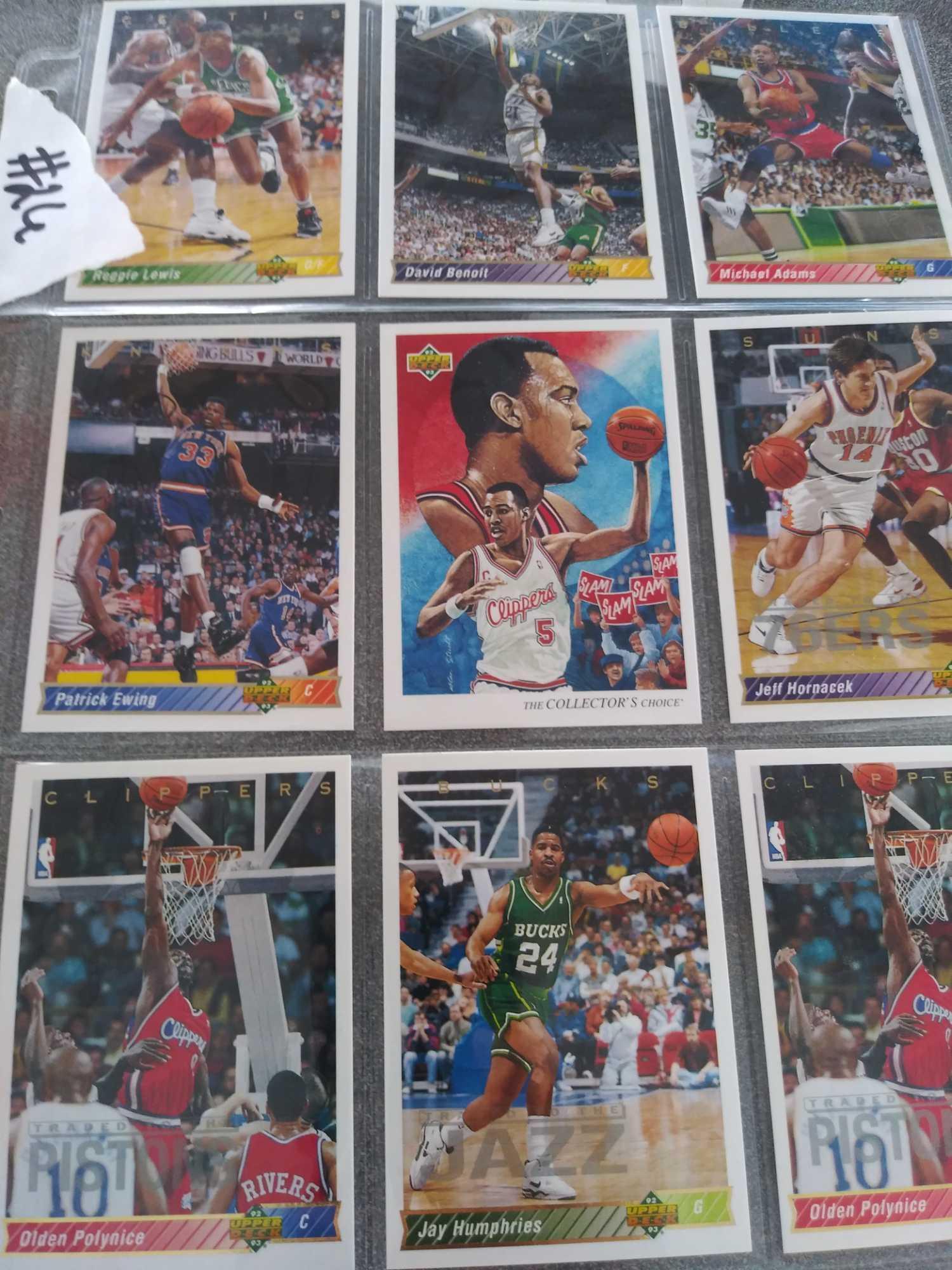 Pack of (9) Basketball Collectors Cards