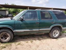 1996 Chevrolet Blazer Multipurpose Vehicle VIN# 1GNCS13W2T2118113 *TO BE SOLD TO THE HIGHEST BIDDER*