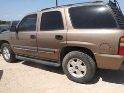 2004 Chevrolet Tahoe Multipurpose Vehicle VIN # 1GNEK13V94R123169 *TO BE SOLD TO THE HIGHEST BIDDER*