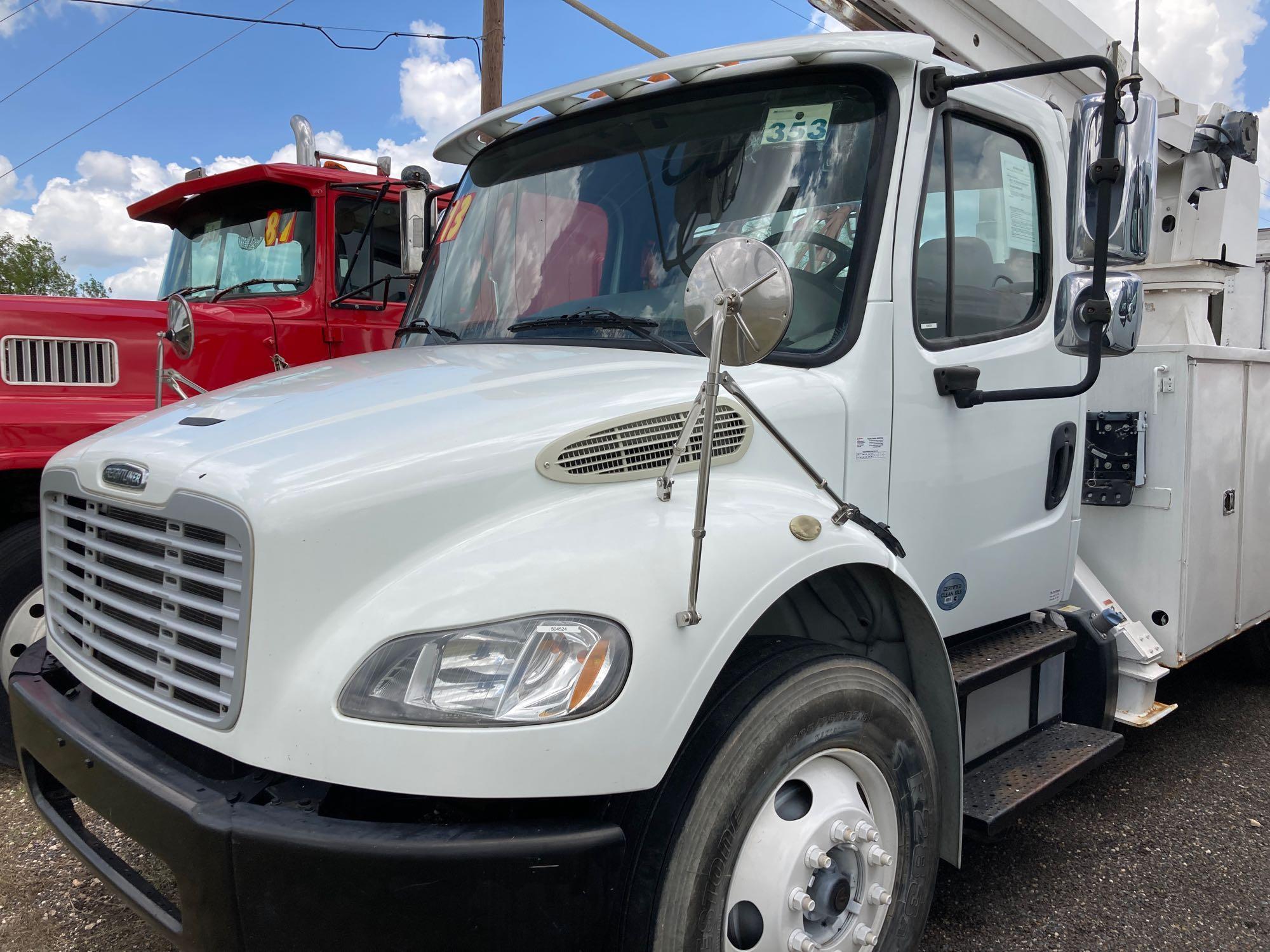 2013 Freightliner w/29' Digger Boom M2 106 Medium Duty Truck, VIN # 3ALACXDT3DDFE4601