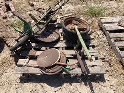 Pallet w/Planter Wheels