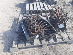 Pallet w/ 2-Gangs & Cultivator Springs