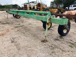 Bigham Brothers Triple Toolbar, 29' Long w/Gauge Wheels