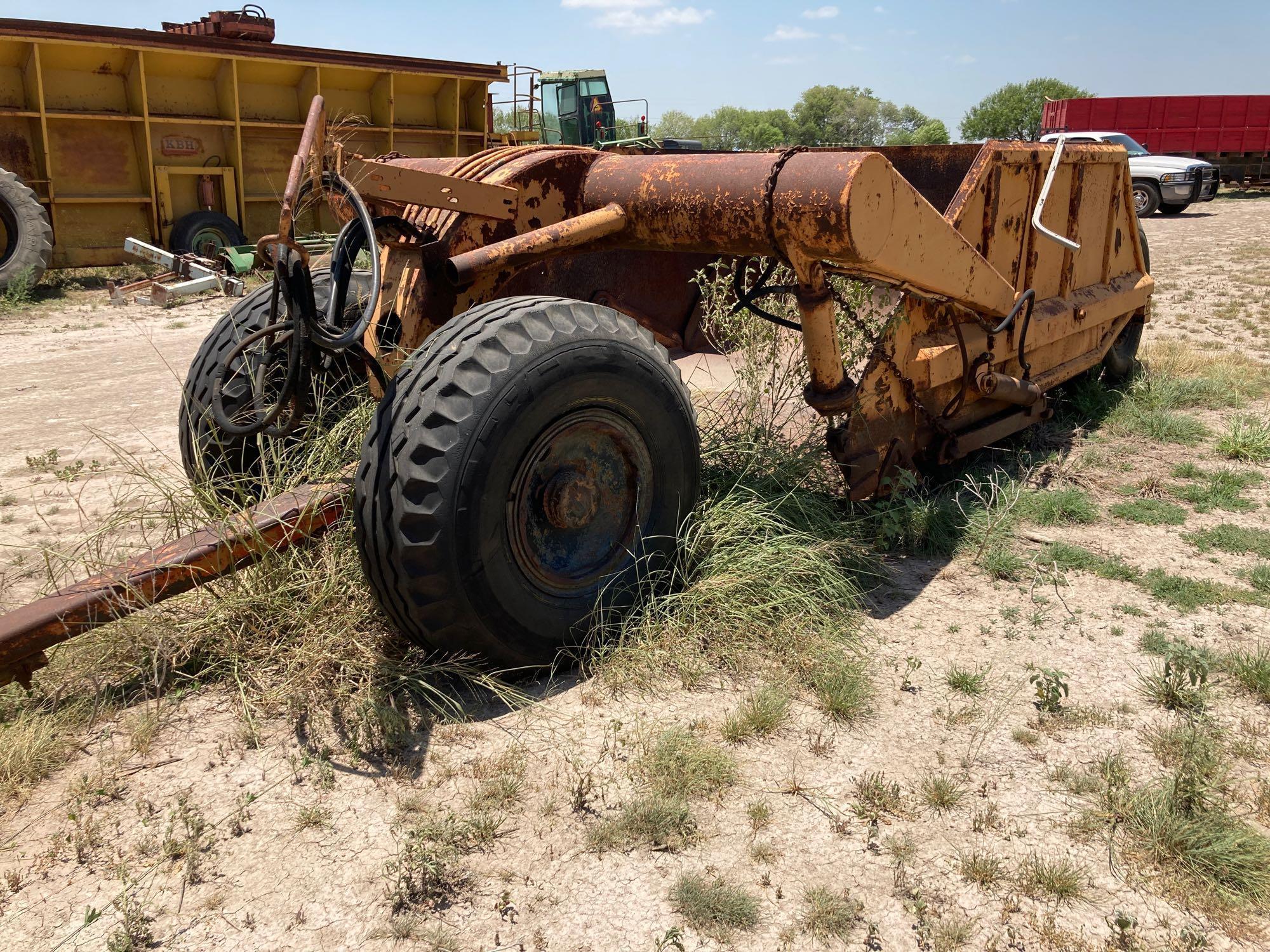 Model 80 Johnson Manufacturing Co. 8 Yard Capacity Scraper