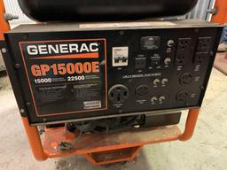 Generac GP 1500 E Generator, 22,500 Starting Watts, 15,000 Running Watts (Room 406)