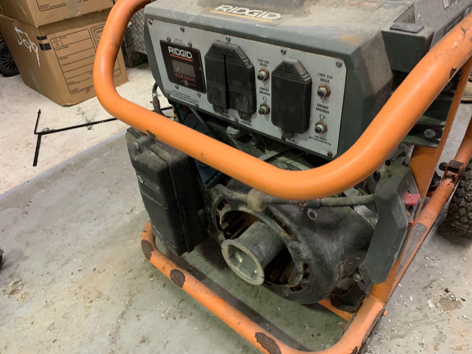 Ridgid Zero Gravity Generator 7125 Starting Watts, 5700 Running Watts, Pwrd by Yamaha (Rm 406)