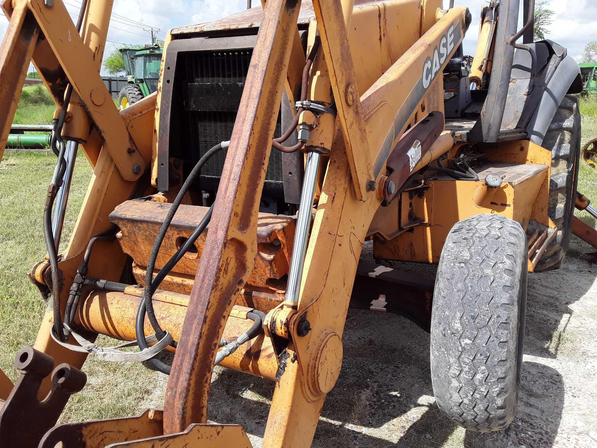 580M Case Backhoe S#JJG0307041, 4,816Hrs, Open ROPS, Running Unit, Ready to Work