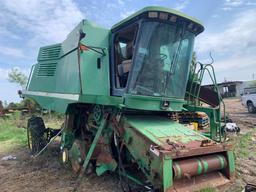 CTS John Deere Combine Frame S# H00CTSX655584 Incomplete, No Motor, Missing Parts