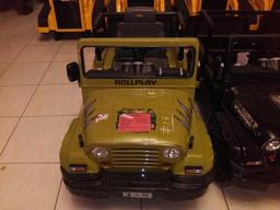 Children Electric Car Brown(Roll Play Jeep)