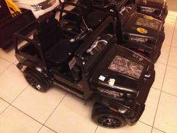 Children Electric Car Black(Roll Play Jeep)