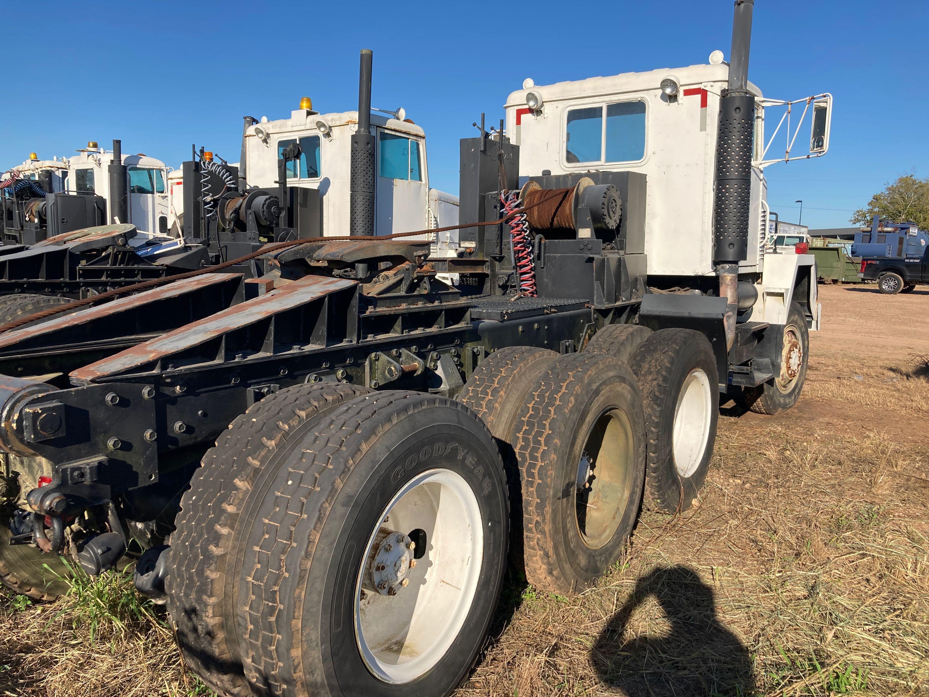 Year: 1966 Year:1992, Rebuilt 12/14 AM General Winch Truck-Semi-Tractor, VIN#58166010638 Mileage: