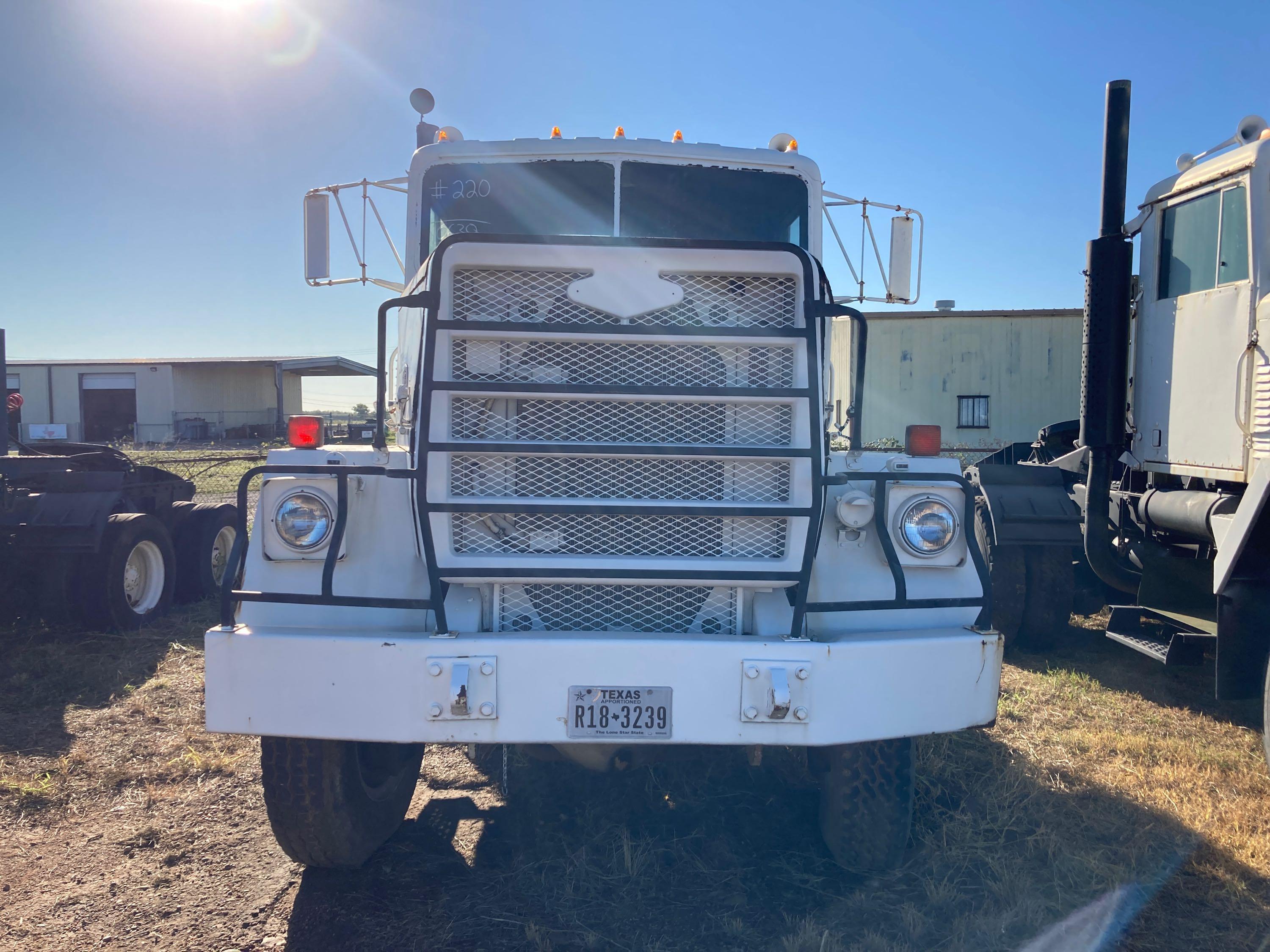 Year: 1966 Year:1992, Rebuilt 12/14 AM General Winch Truck-Semi-Tractor, VIN#58166010638 Mileage: