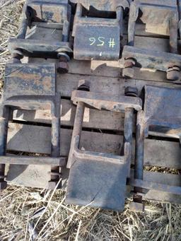 Pallet w/ (8) 5in Toolbar Shank Clamps