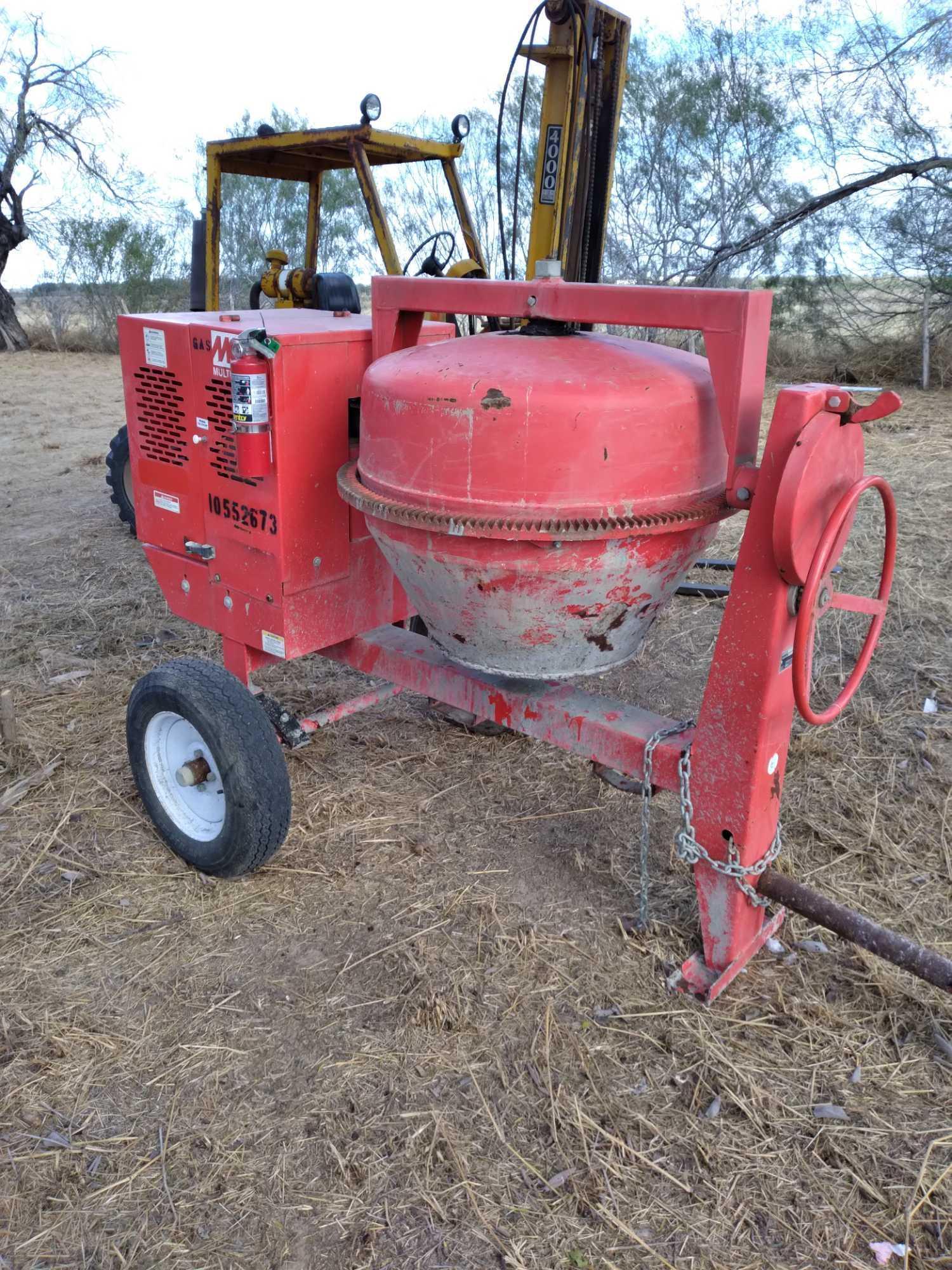 Multiquip MQ Concrete Mixer, Portable w/Steel Drum