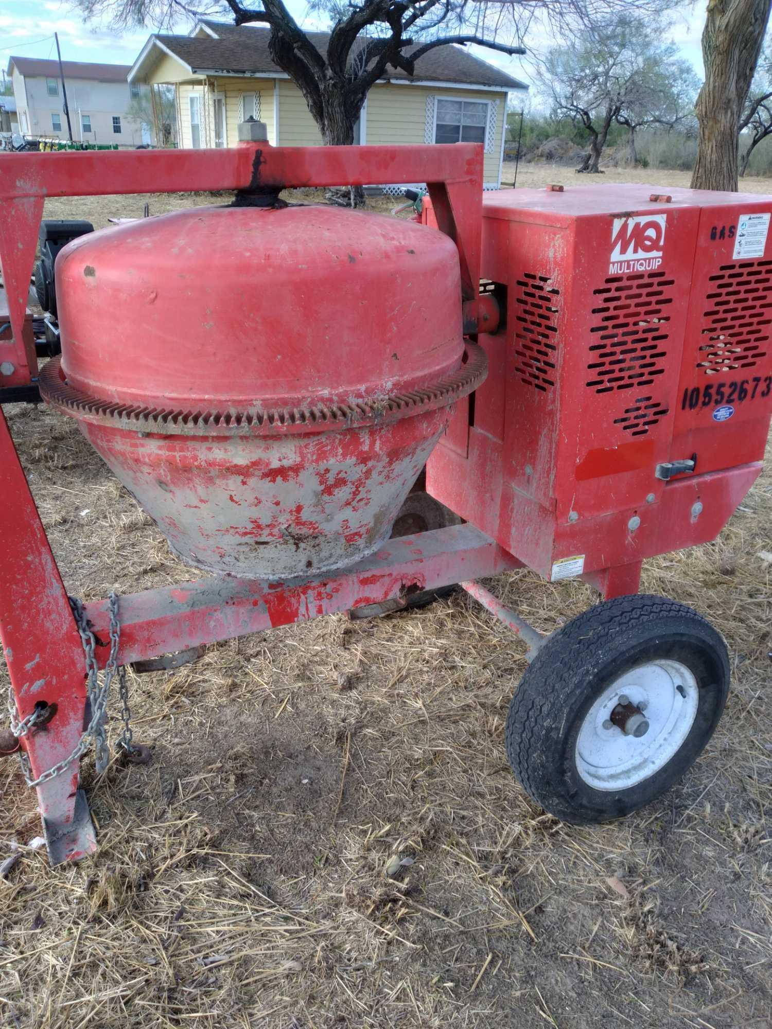 Multiquip MQ Concrete Mixer, Portable w/Steel Drum