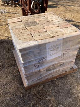 Pallet w/ Decorative Bricks (528 Pcs)... 3'' x 8''