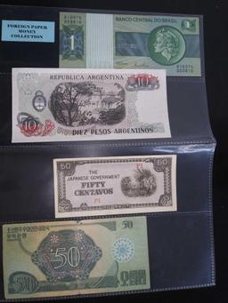 Lot w/(2) $1 Dollar Bills, (1) $2 Dollar Bill