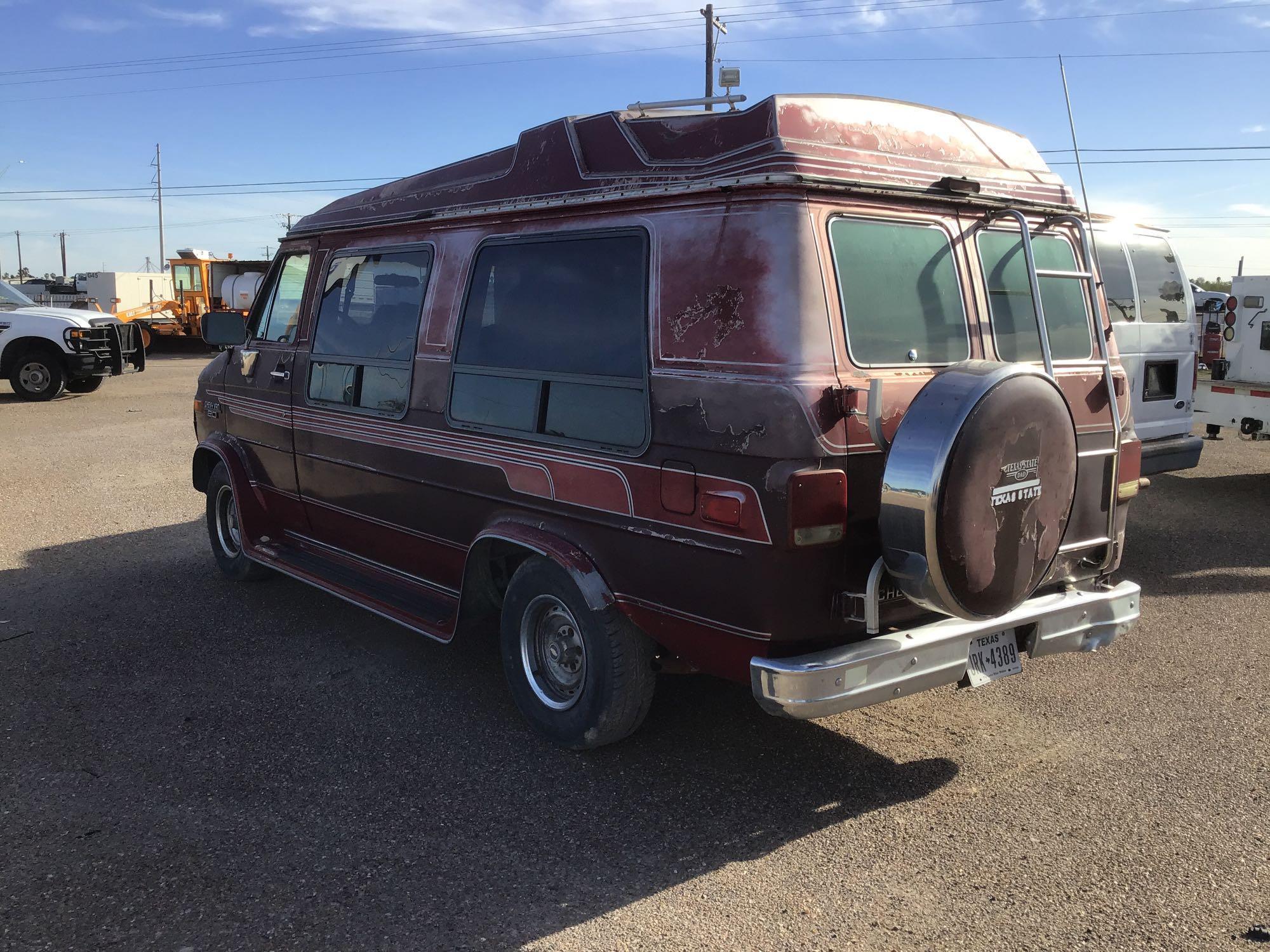 1989 Chevrolet G20 Van, VIN # 2GBEG25K1K4148577