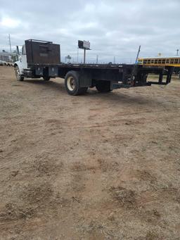 2001 International 4700 Flatbed Truck, VIN # 1HTSCAAMX1H326109