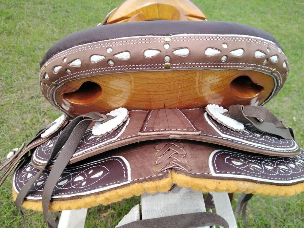 New 2021 Horse Saddle w/Brown Charro...Style Tree