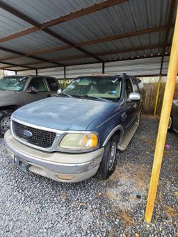 2000 Ford Expedition Multipurpose Vehicle (MPV), VIN # 1FMRU17L6YLA91301