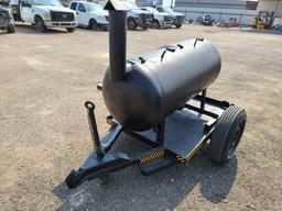 BBQ pit trailer single axle