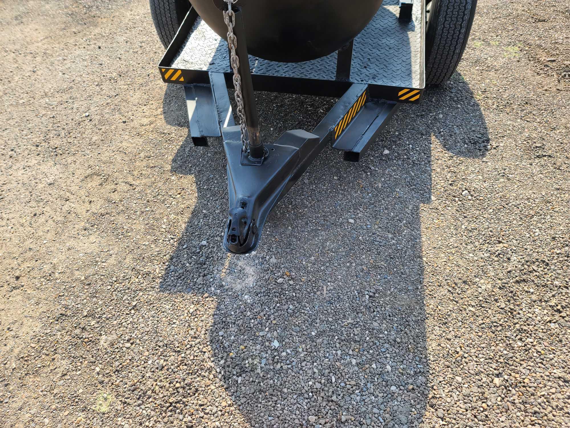 BBQ pit trailer single axle