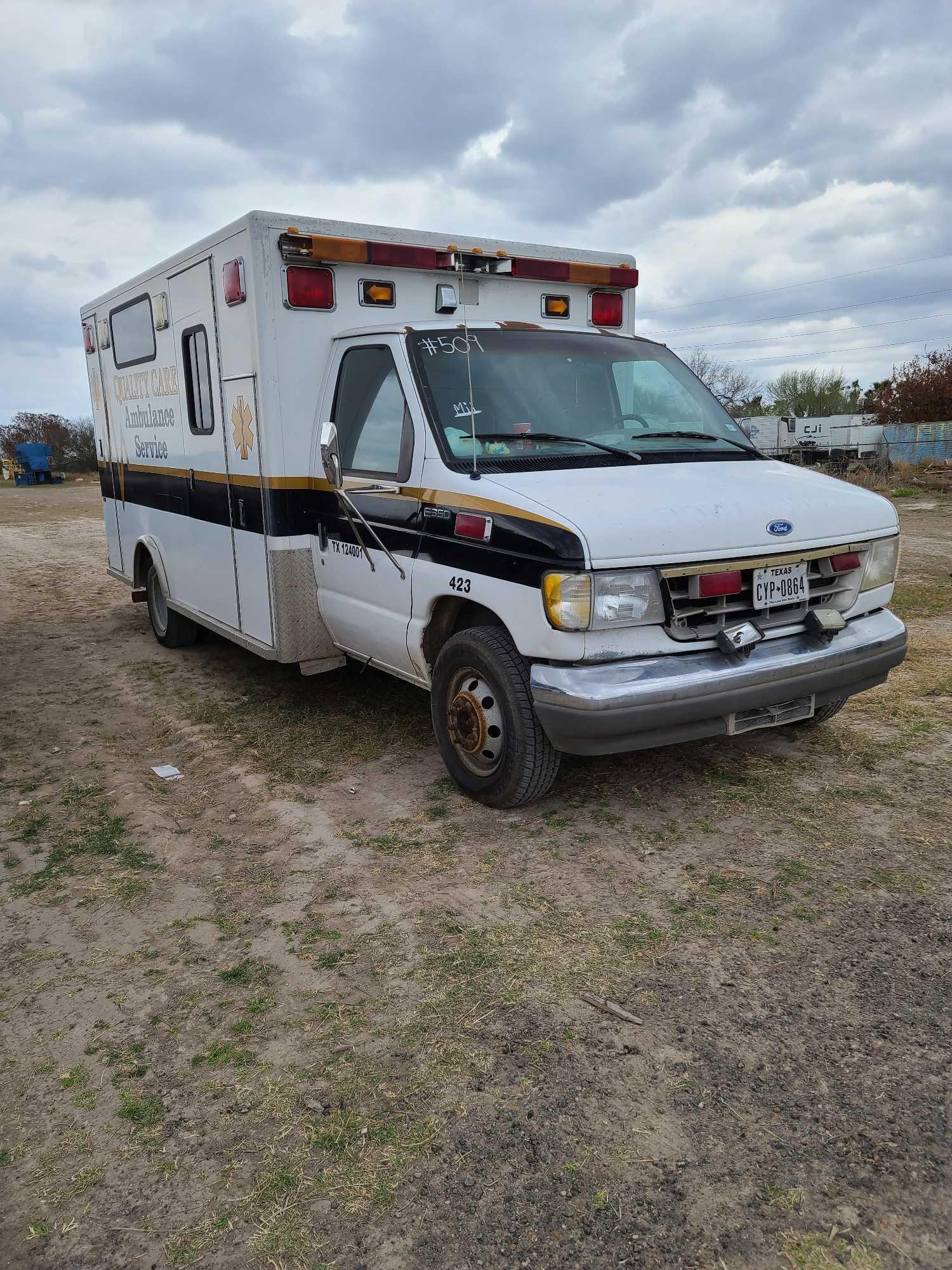 1996 Ford Econoline Van, VIN # 1FDKE30F8THB06102