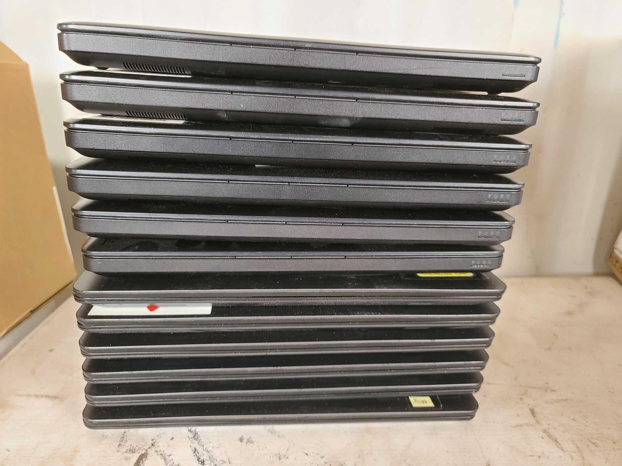 (12) Dell Laptops, (10) Charges