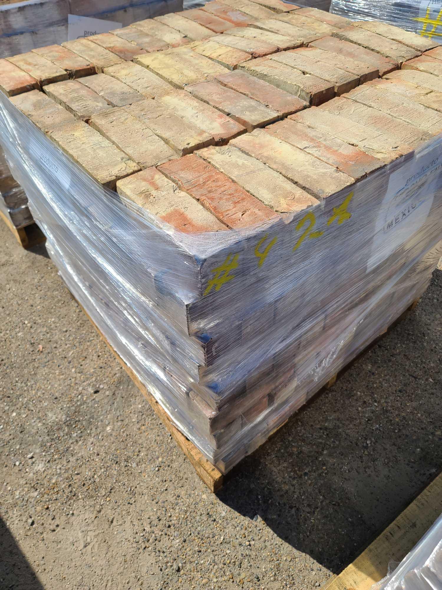 Pallet w/Decorative Bricks