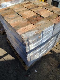 Pallet w/Decorative Bricks