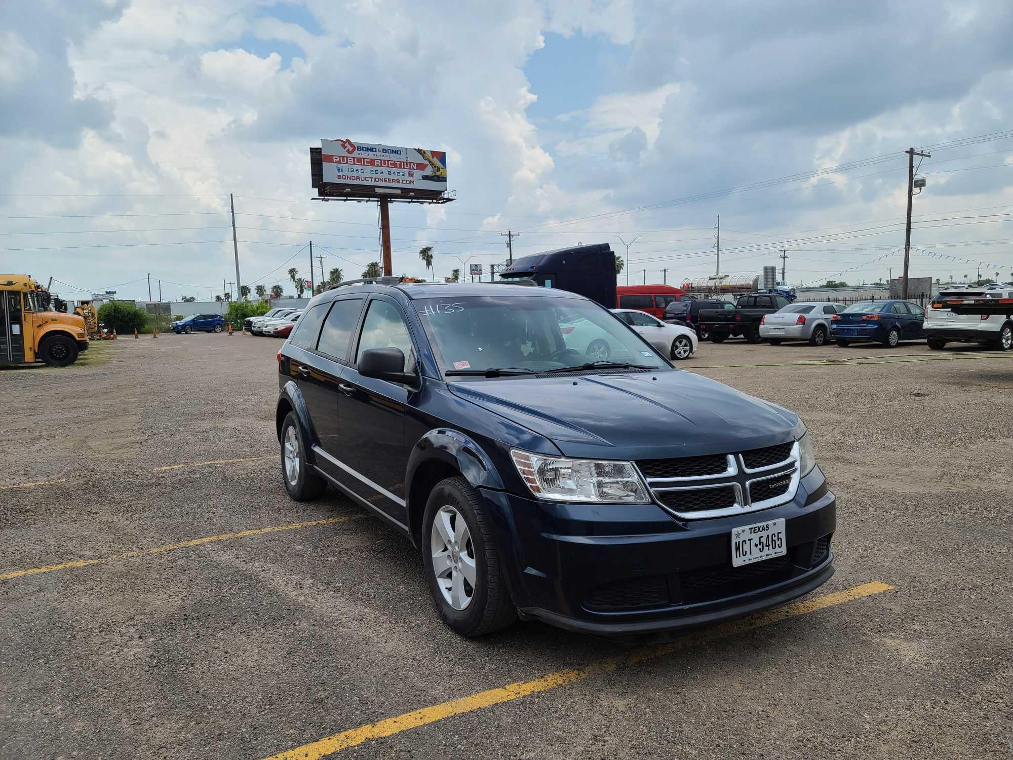 2013 Dodge Journey Multipurpose Vehicle (MPV), VIN # 3C4PDCAB9DT537477