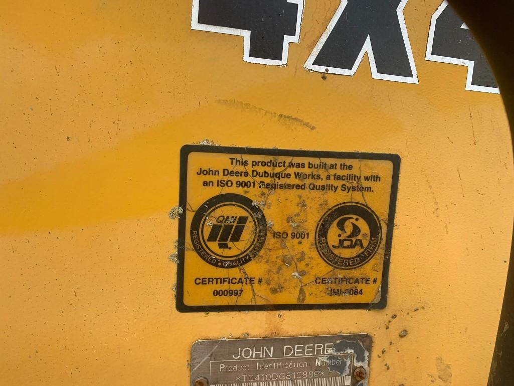 John Deere 410D 4x4 Extendahoe EROPS